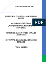 Contabilidad Financiera Capitulo 1 Ejercicios