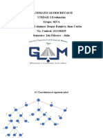 Unidad 3 Evaluacion MATEMATICAS DISCRETAS II