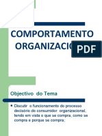 Comportamento de Consumidor - Organizacional