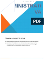 Teorias Administrativas