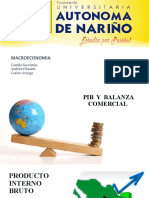 Pib y Balanza Comercial