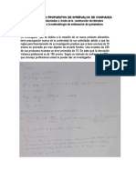 Ejercicios Propuestos de Intervalos de Confianza