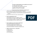 Questions 10 - Mid-Term T2 Geology