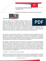 Joan Pagés Blanch-La Didáctica de Las Ciencias Sociales, El Currículum y La Formación Del Profesorado