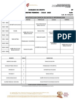 6F Aula Lab. de Cómputo Horario de Grupo Semestre Febrero - Julio 2023 Bachillerato Tecnológico en Ciencia de Datos E Información