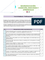 Test de Resiliencia y de Atención - Diligenciado