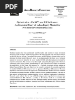 Optimization of MACD and RSI Indicators: An Empirical Study of Indian Equity Market For Profitable Investment Decisions