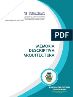 03.02. Memoria Descriptiva Arquitectura