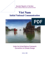 Vietnam Initial National Communication Under The United Nations Framework Convention On Climate Change