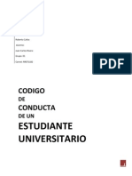 Codigo de Conducta Del Estudiante