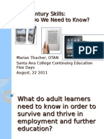 21st Century Skills: What Do Adult Educators Need To Know?