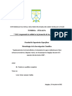 Diseño Metodológico de La Investigación