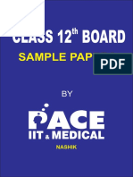 Pace - Class 12th - Sample Q.P