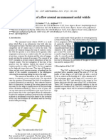 Numerical Simulation of A Flow Around An Unmanned Aerial Vehicle