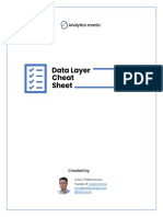 v2 GTM Data Layer Cheat Sheet Analytics Mania