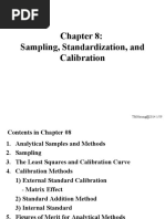 CH8 - Sampling, Standardization and Calibration