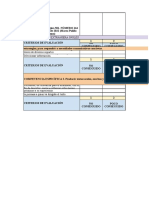 Rúbrica LOMLOE Criterios de Evaluación y Competencias Especificas