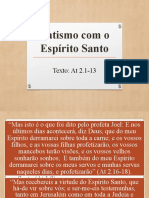 Batismo Com o Espírito Santo