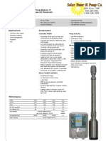 PS200 HR/C: Solar-Operated Submersible Pump System, 4" Helical Rotor (HR) or Centrifugal (C) Pump Unit