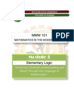 Final Module 5 Elementary Logic