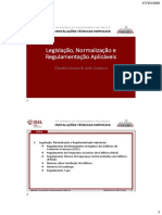 1 - ITE - Legislação, Normalização e Regulamentação Aplicáveis