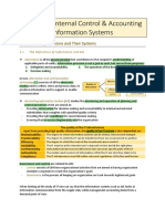 Complete Summary Internal Control and Accounting Information Systems