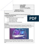 Lab 2.1 Improving Computer Performance