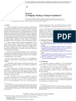 Low Strain Impact Integrity Testing of Deep Foundations: Standard Test Method For