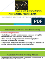 Identify Network Problem, Implement Regular Network Monitoring