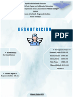 Informe. Desnutrición - Deporte