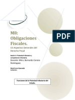 M8: Obligaciones Fiscales.: U1:Aspectos Generales Del Derecho Fiscal