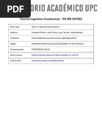 PS185 Teoria Cognitivo-Conductual 201502