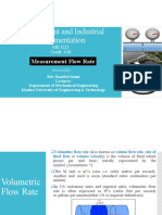 Measurment of Flow Rate