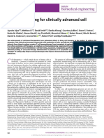 Biomanufacturing For Clinically Advanced Cell Therapies: Review Article