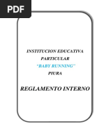 Reglamento Interno 2021 Baby Running