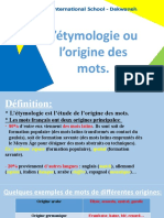 L'Étymologie