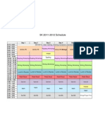 2011-12 5kschedule For Parents