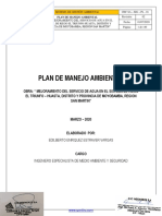 Plan de Manejo Ambiental Aprobado