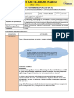 Proyecto Interd. 2P-2Q Matemática Est.