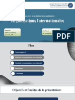 Organisations - Internationales