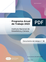 Programa Trabajo Indec 2023