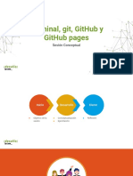 Presentación Conceptual - Terminal, Git, GitHub y GitHub Pages