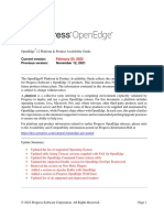 OpenEdge 12 Product Availability Guide