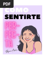 Cómo Sentirte PERFECTA