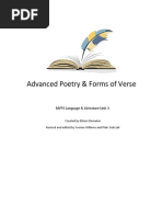 Advanced Poetry & Forms of Verse (Poetry Anthology)