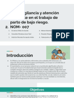 GPC - Vigilancia y Atención Amigable en El Trabajo de Parto de Bajo Riesgo. - Nom - 007