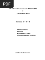 Microestructuras Facilitadoras y Compensatorias. 1 4 1 4 1