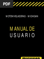 Manual de Usuarios Motoniveladoras Michigan MM135C MM165C MM220C