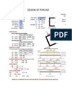 Purlins Analysis and Design