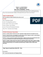 Grade 8 Topic 3 Pacing Physical Science 2019.20